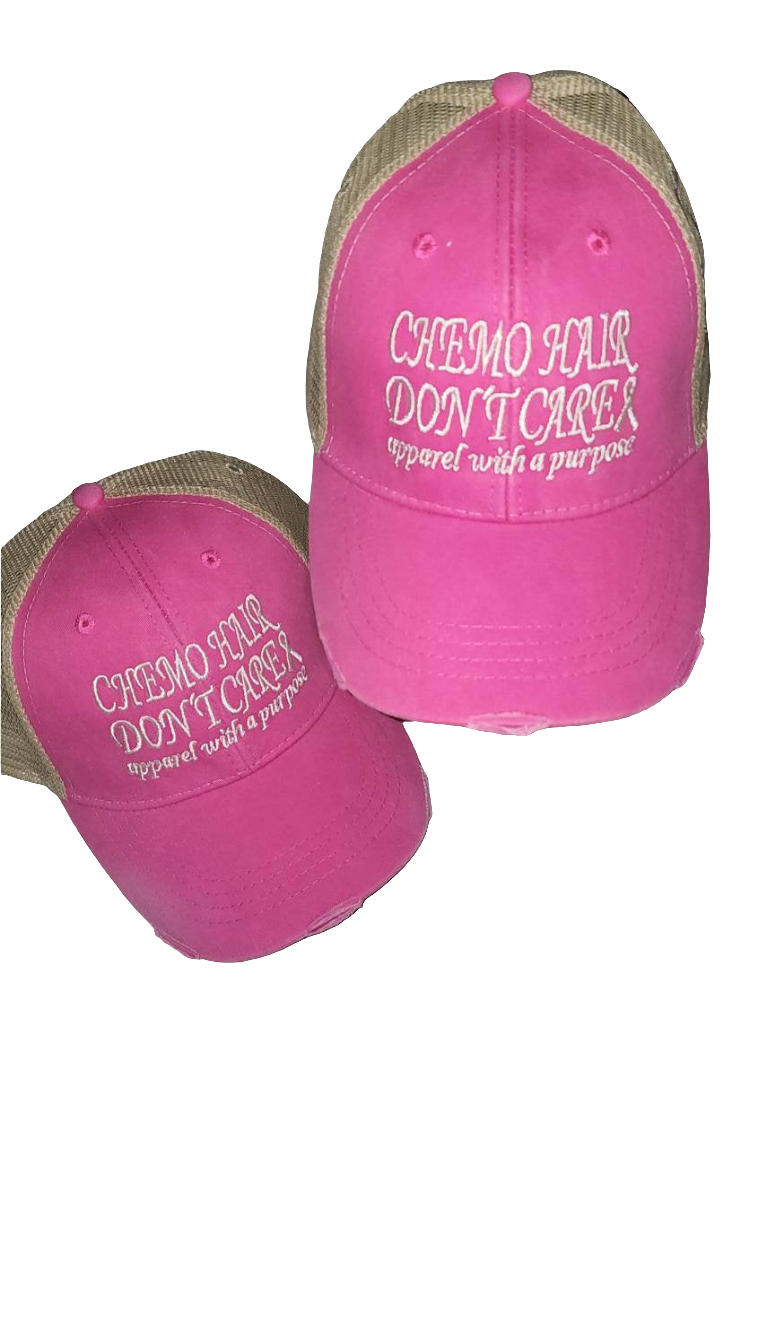 Pink Denim Trucker Hats