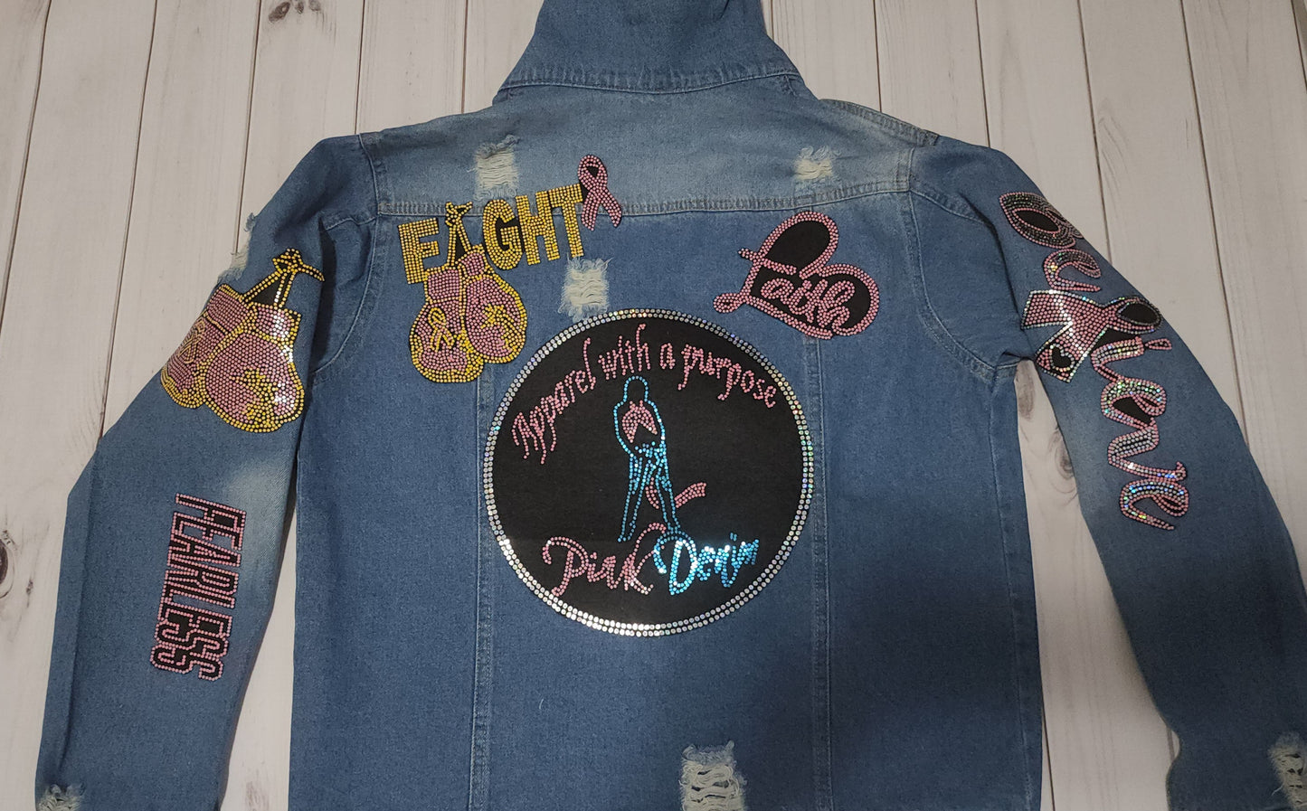 Custom Camo or Denim Patch Jacket
