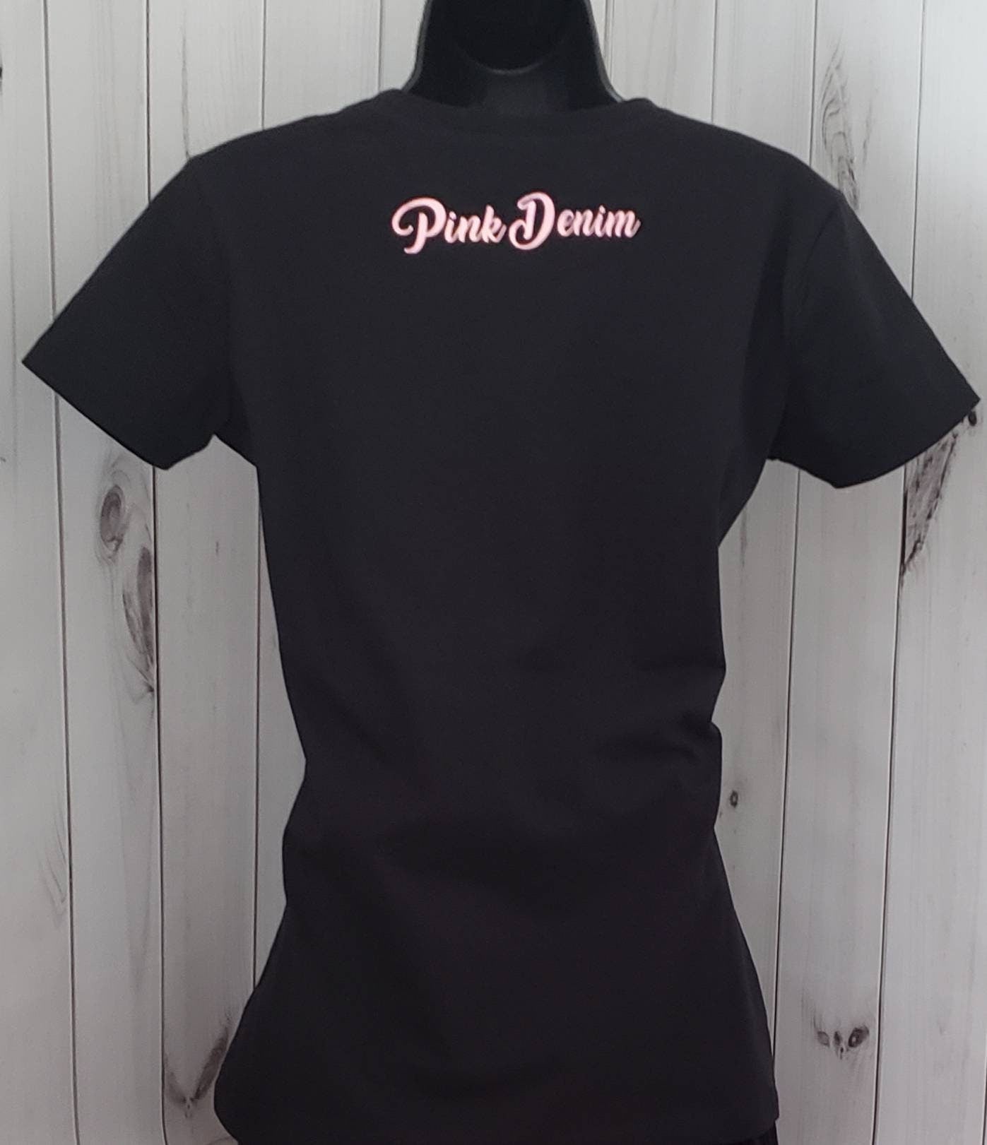 The Bold Brave Bald Beautiful and Breastless Rhinestone & Foil Tee