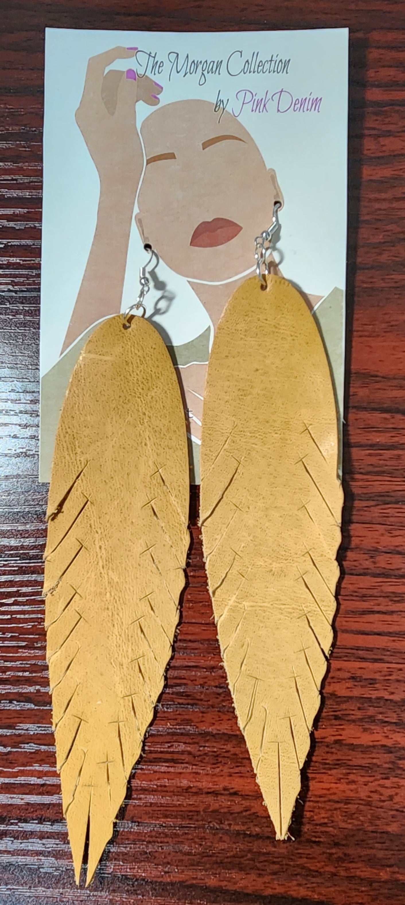 Assorted Leather Feather's and Leaf Earrings
