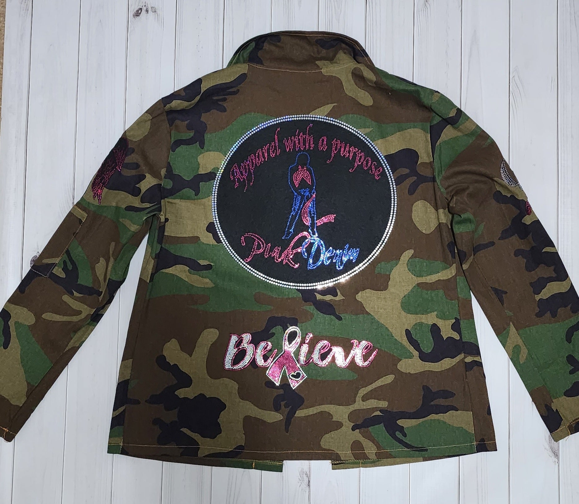 Camo hot sale patch jacket