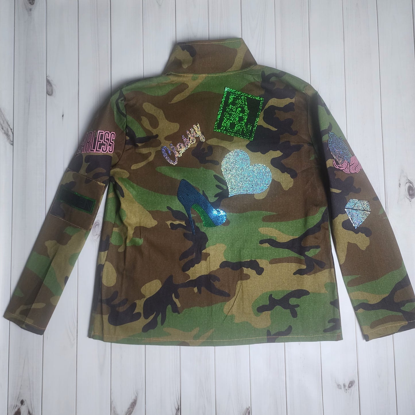 Custom Camo or Denim Patch Jacket