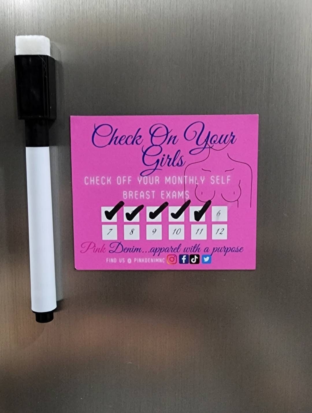 Check On Your Girls Refrigerator Magnets